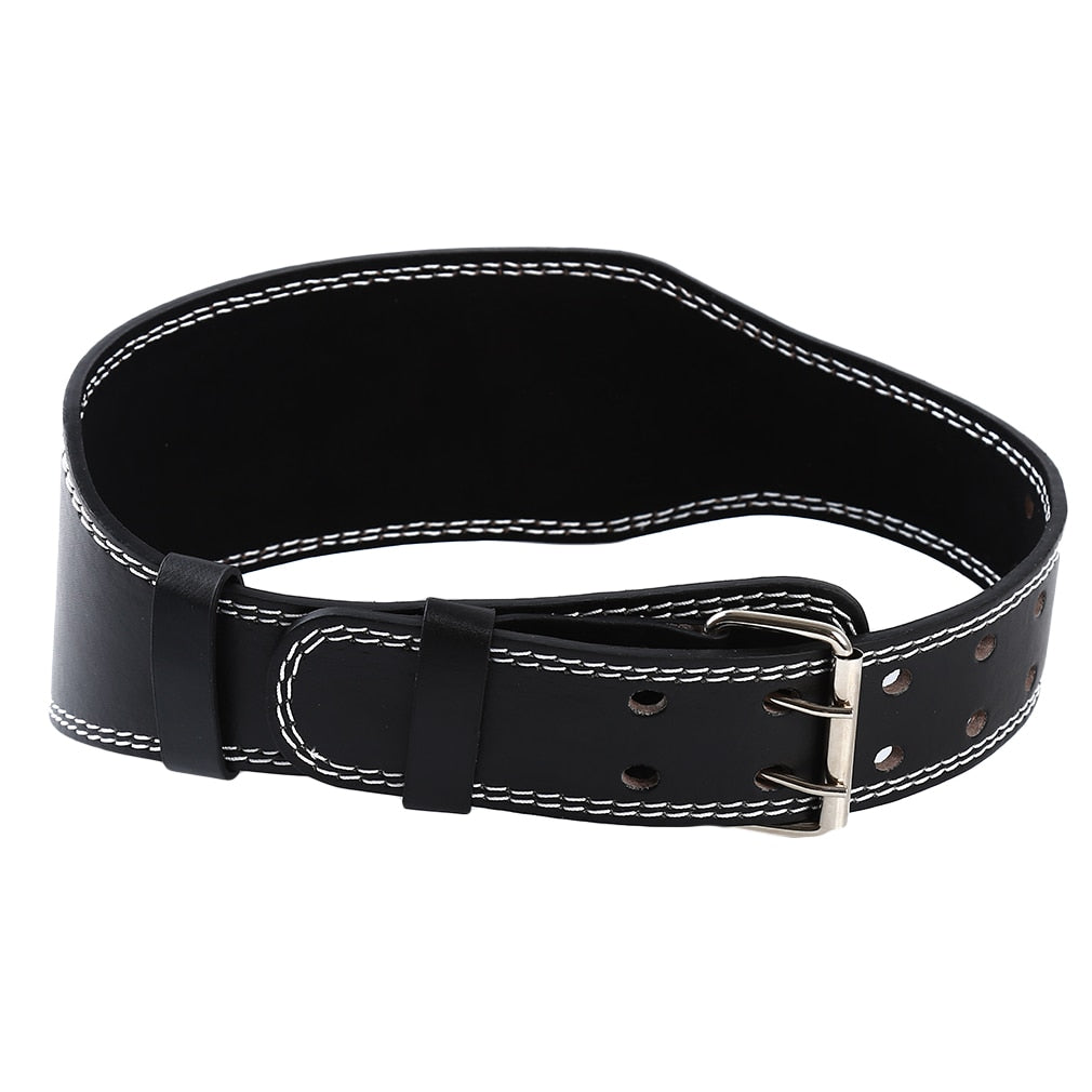 Unisex Leather Weight Training Support Belt