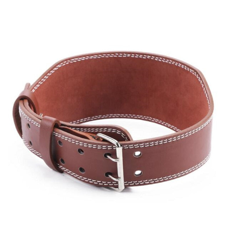 Unisex Leather Weight Training Support Belt