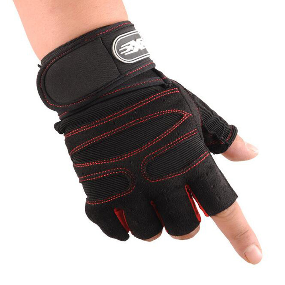 Unisex Fitness Gloves with Silicone Pads