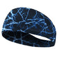 Unisex Printed Wide Sports Headband