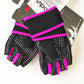 Ultra Pink & Black Gym Gloves for Her