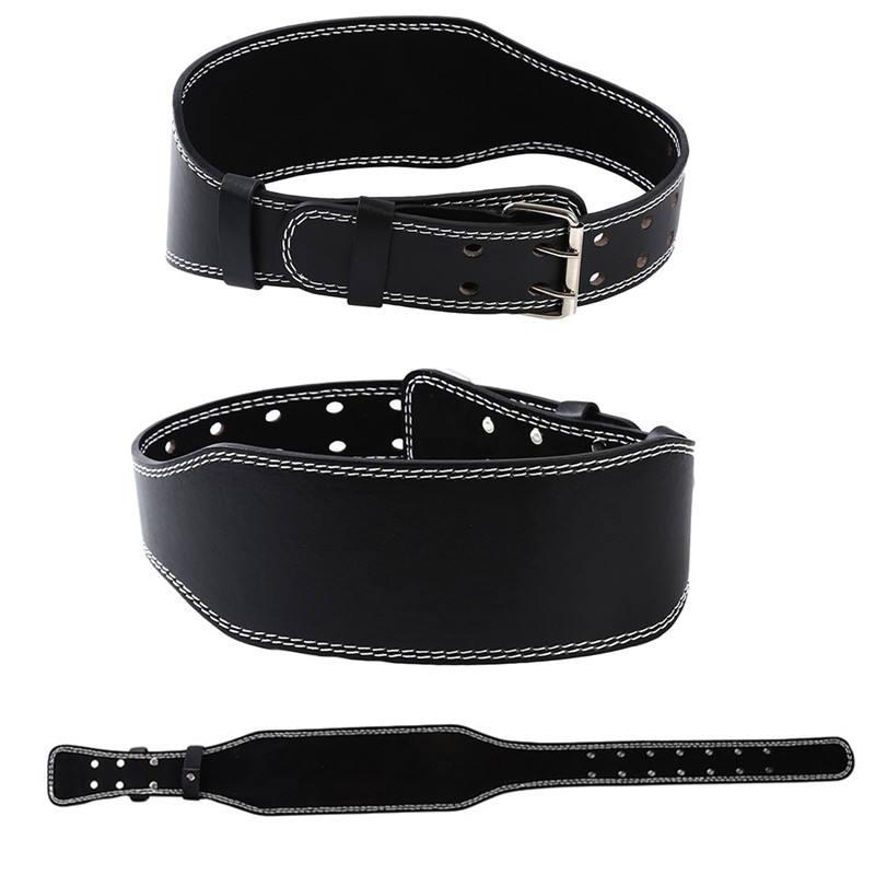 Unisex Leather Weight Training Support Belt