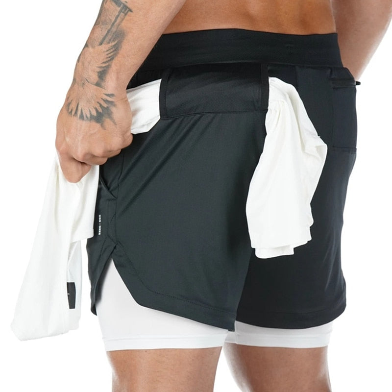 Slam Athletics Men's Running Shorts with Secret Pocket