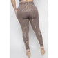 Slam Athletic Curvy Plus Collection Plus Marble Foil Print Sports (Legging Only)